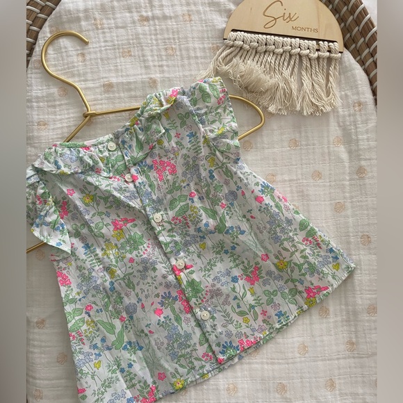 Beautiful Blouse top Jacadi 6 month NWT - Picture 2 of 3